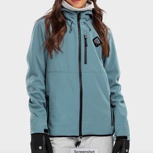 Siroko Blue Women's W2-W Beluga Ski Snowboard Jacket Softshell Shell Medium